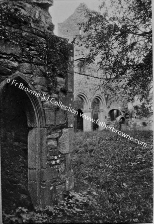 BOYLE ABBEY  PORTERS LODGE AND CLOISTER GARTH